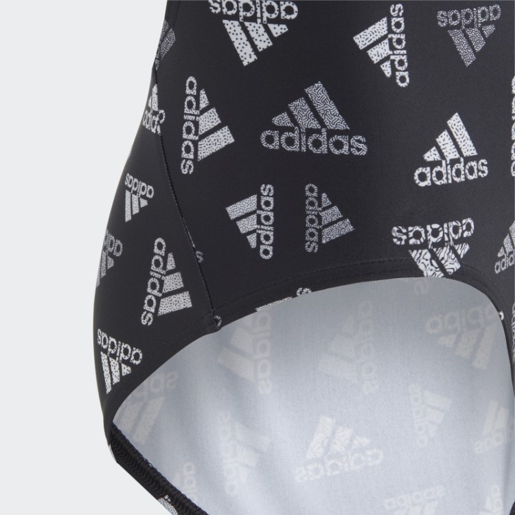 Maiô Preto Logo Adidas