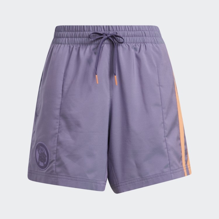 Calção Adidas Hoop York City Fixado Tech Roxo