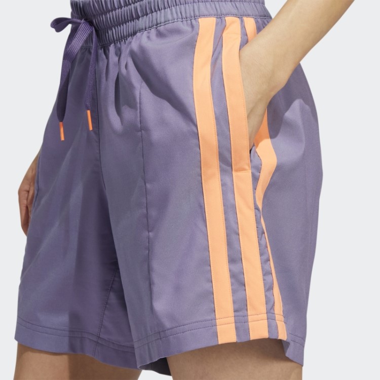 Calção Adidas Hoop York City Fixado Tech Roxo
