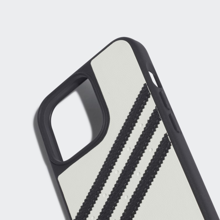 Adidas Branco Ou Estojo Moldado Pu Para Iphone 13/13 Pro Fashion