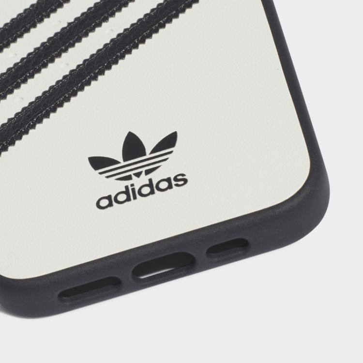 Adidas Branco Ou Estojo Moldado Pu Para Iphone 13/13 Pro Fashion