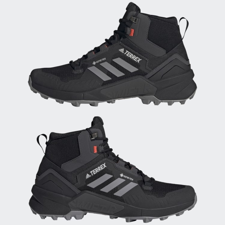 Tênis De Caminhada Adidas Terrex Swift R3 Mid Gore-tex Preto