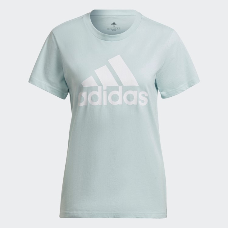 Camiseta Branca Com Logo Adidas Essentials Estilosa