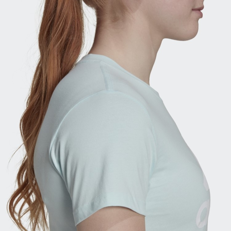 Camiseta Branca Com Logo Adidas Essentials Estilosa