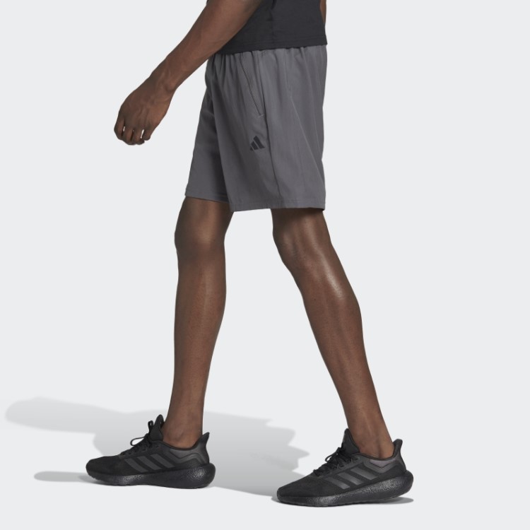 Bermuda De Treino Cinza Adidas Train Essentials