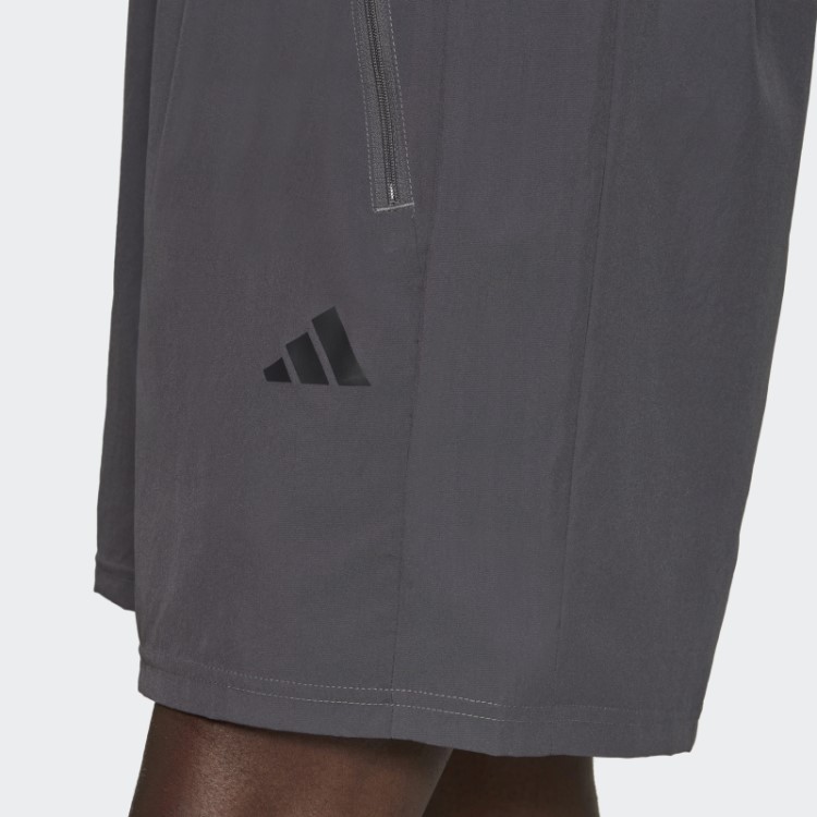 Bermuda De Treino Cinza Adidas Train Essentials