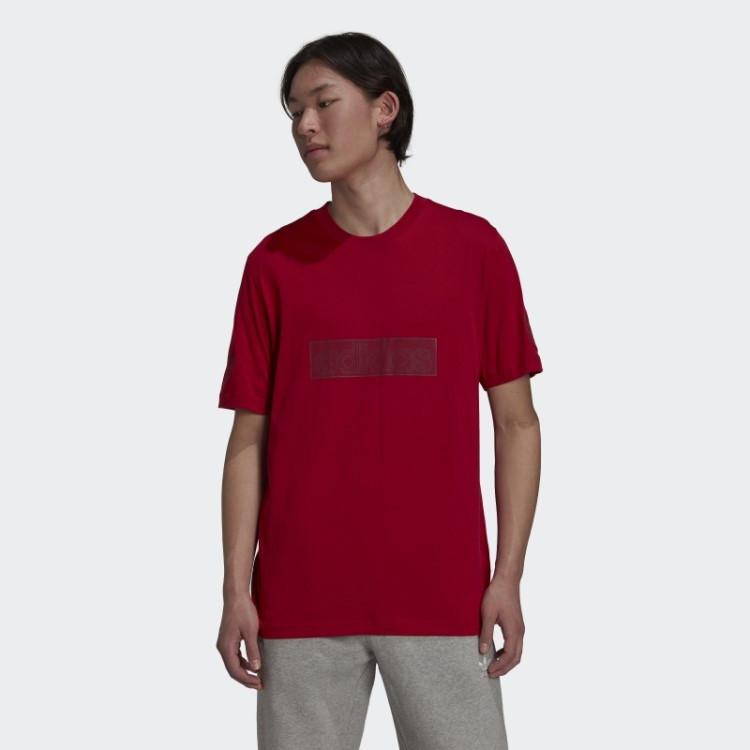Vitória T-shirt Vermelho Adidas Sprt Logo Quente