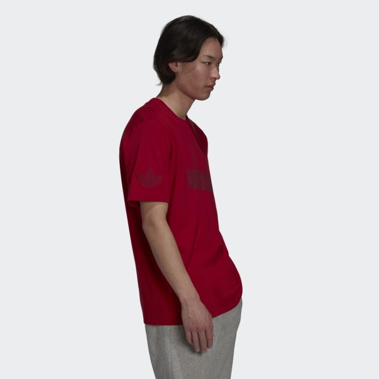Vitória T-shirt Vermelho Adidas Sprt Logo Quente