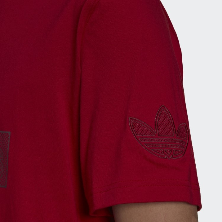 Vitória T-shirt Vermelho Adidas Sprt Logo Quente