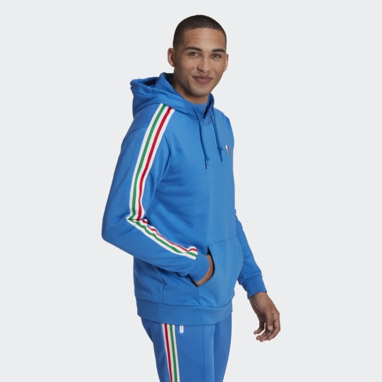 Moletom Com As Três Listras Royal Adidas