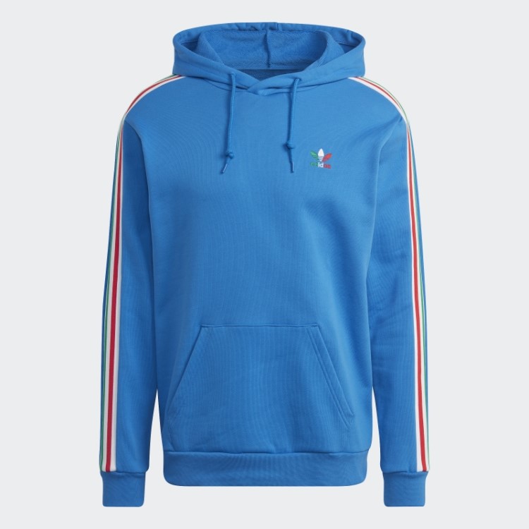Moletom Com As Três Listras Royal Adidas