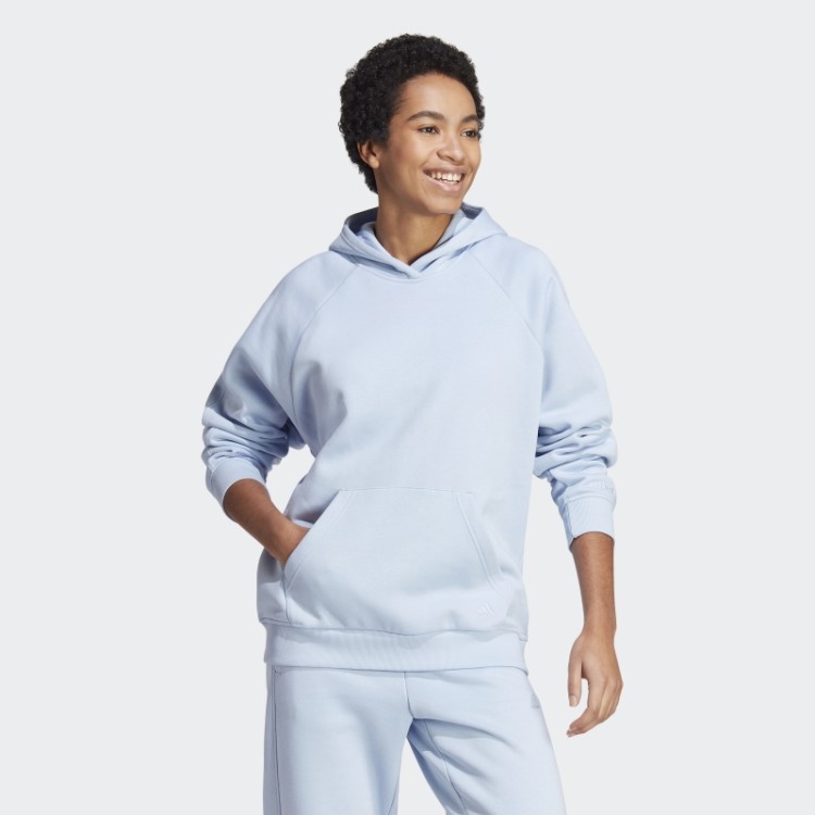 Moletom De Lã Para Namorado All Szn Adidas Blue Dawn