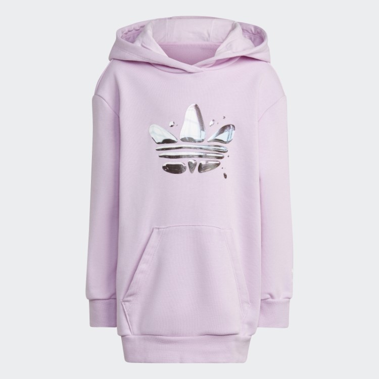 Conjunto De Leggings Com Capuz Gráfico Lilás Adidas