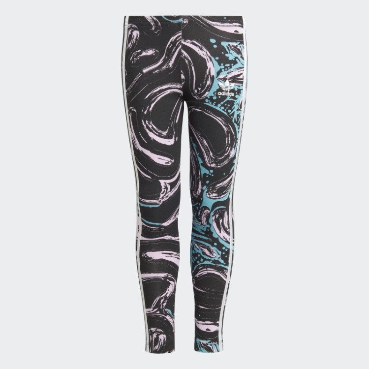 Conjunto De Leggings Com Capuz Gráfico Lilás Adidas