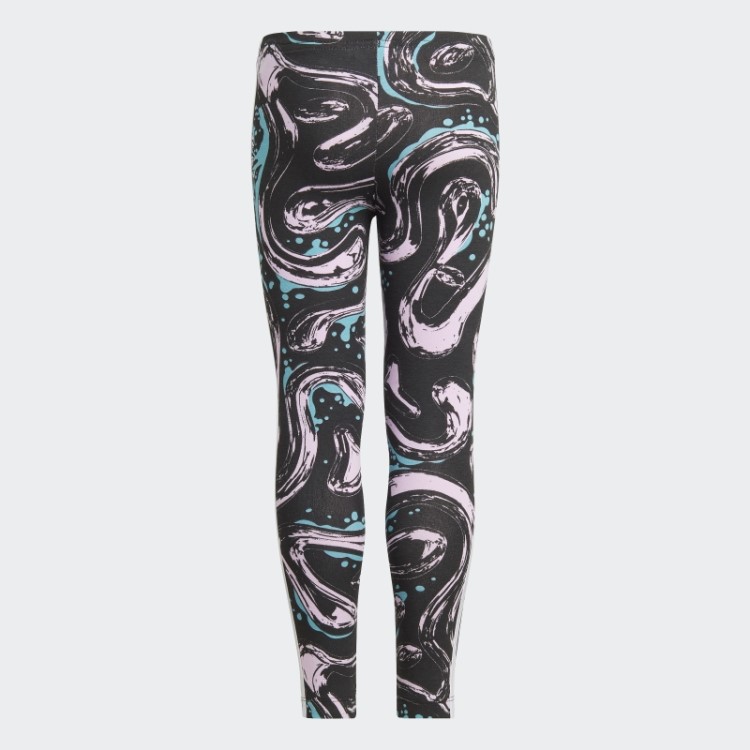 Conjunto De Leggings Com Capuz Gráfico Lilás Adidas