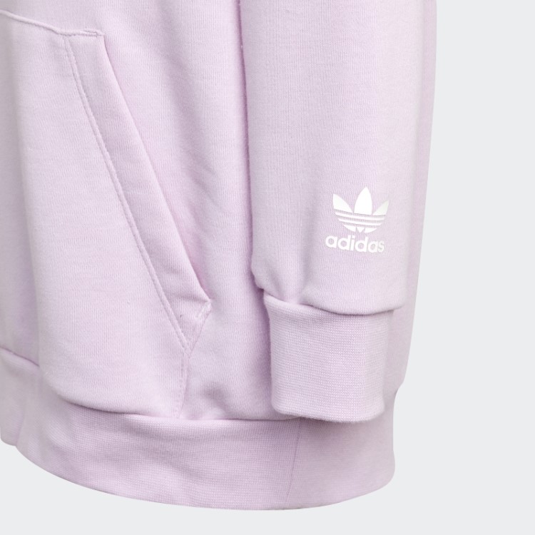 Conjunto De Leggings Com Capuz Gráfico Lilás Adidas