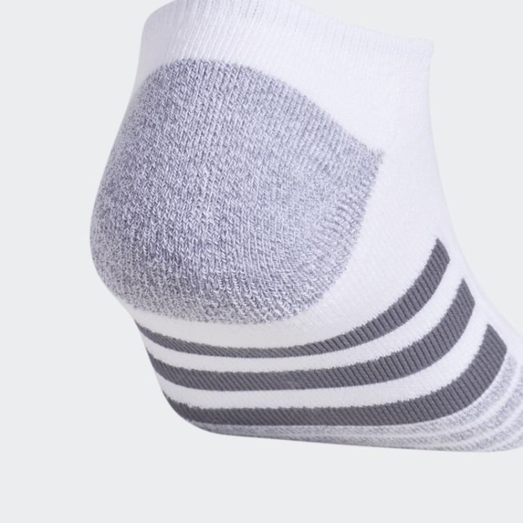 Meias Brancas Acolchoadas No-show 3 Pares Adidas