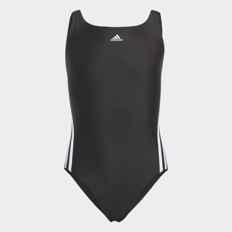 Fato De Banho Com As 3 Riscas Preto Adidas