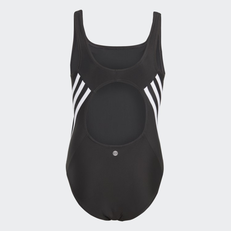 Fato De Banho Com As 3 Riscas Preto Adidas