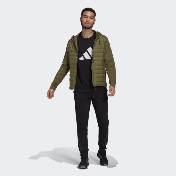 Jaqueta Híbrida Verde-oliva Adidas