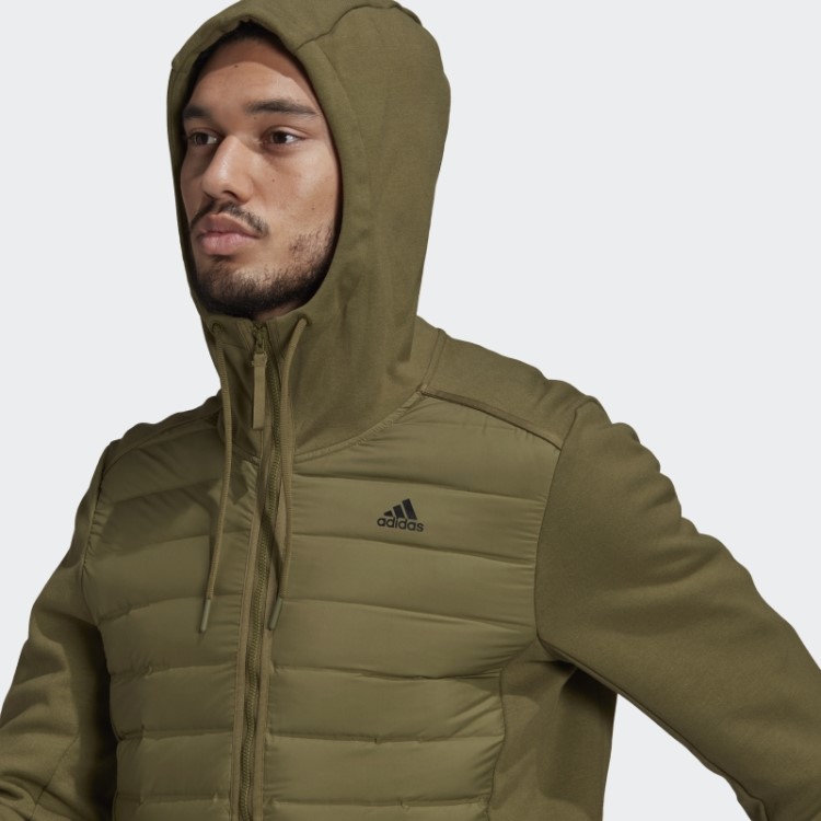 Jaqueta Híbrida Verde-oliva Adidas