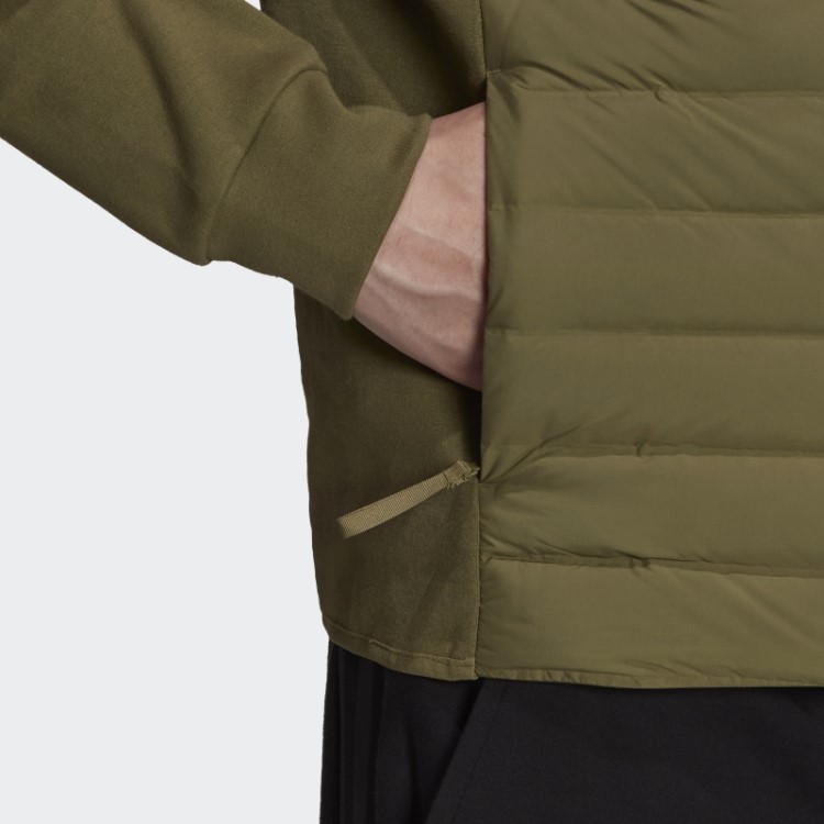 Jaqueta Híbrida Verde-oliva Adidas