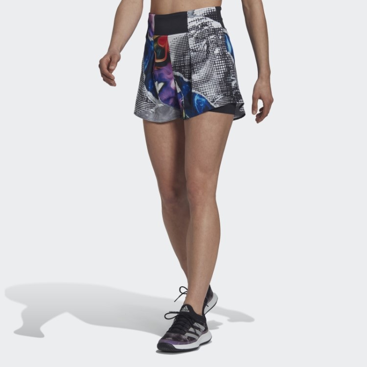 Tênis Preto Adidas U.s. Shorts Estampados Ergo Series