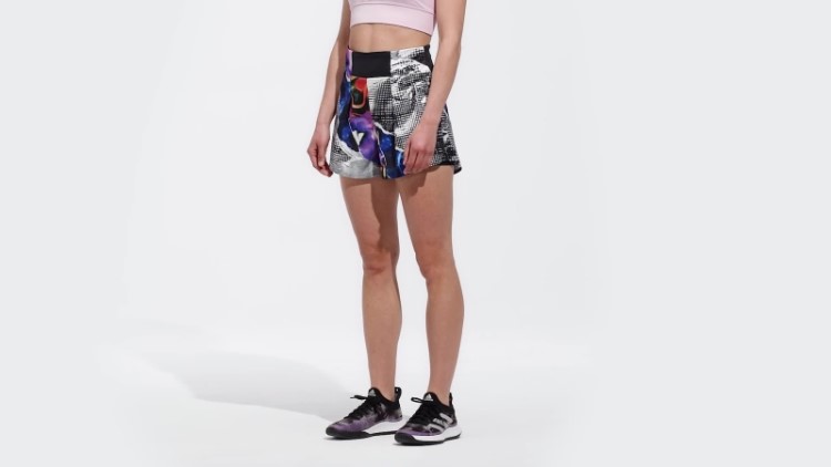 Tênis Preto Adidas U.s. Shorts Estampados Ergo Series