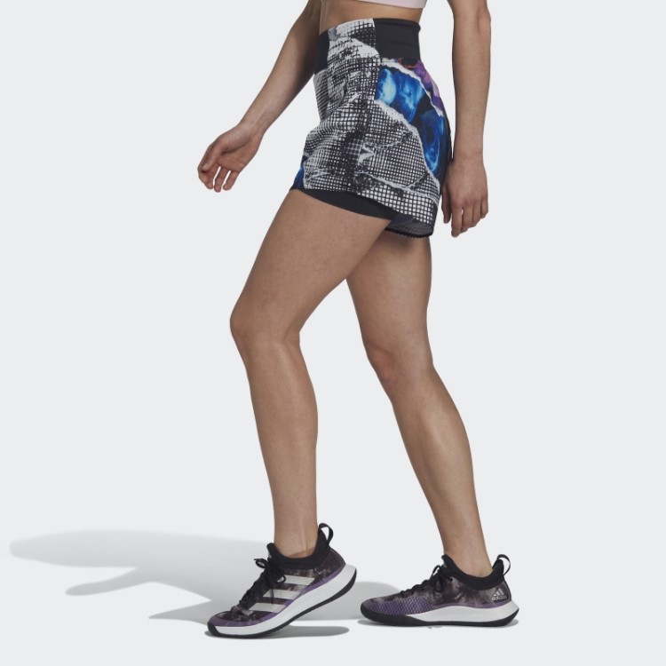 Tênis Preto Adidas U.s. Shorts Estampados Ergo Series