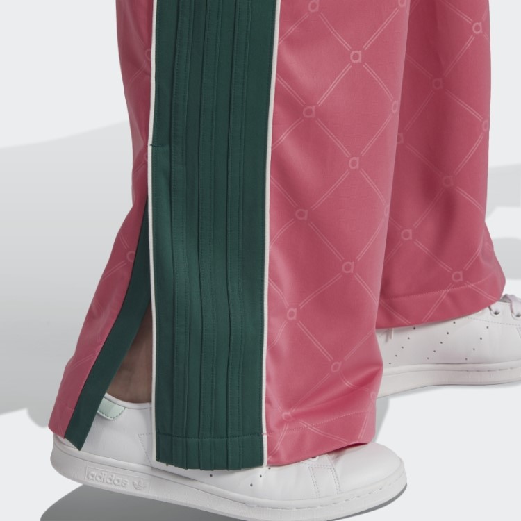 Calça Esportiva Adidas Retrô Luxo Moda Em Tom Rosa