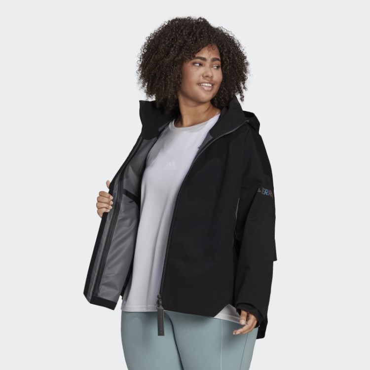 Jaqueta Adidas Terrex Ct Myshelter Rain.rdy (plus Size) Preta