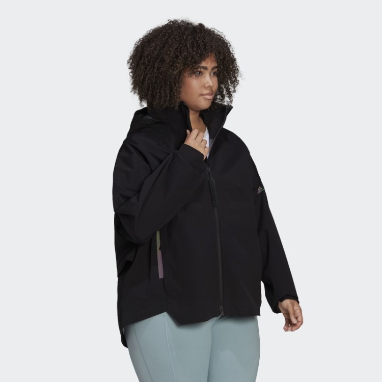 Jaqueta Adidas Terrex Ct Myshelter Rain.rdy (plus Size) Preta