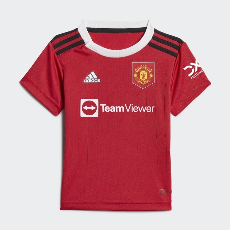 Manchester United 22/23 Kit Home Baby Adidas Real Red