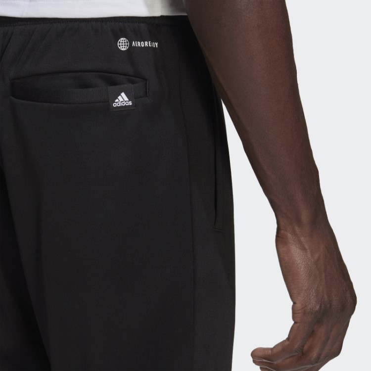 Calça Aeroready Game And Go Small Logo Afunilada Adidas Preta