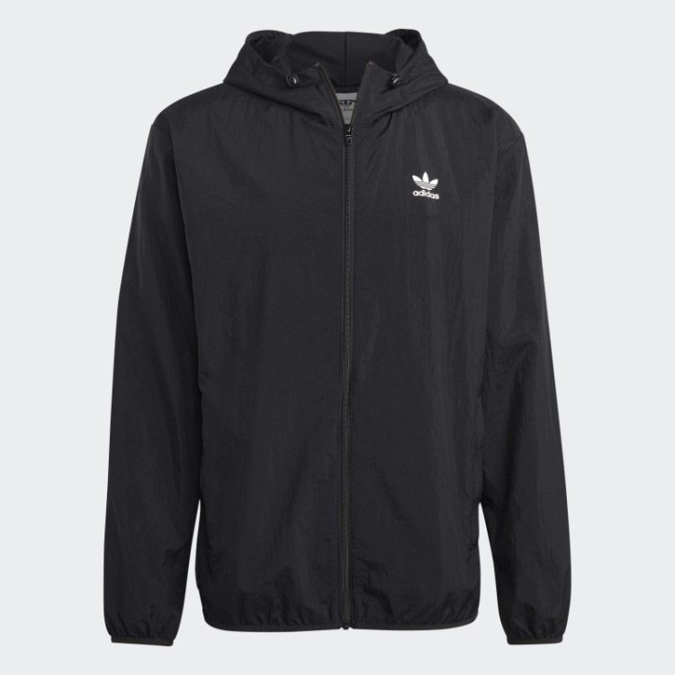 Blusão Adidas Preto Trefoil Essentials