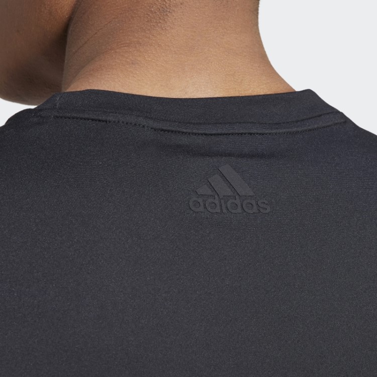 Camiseta Sem Manga Preta Adidas Yoga