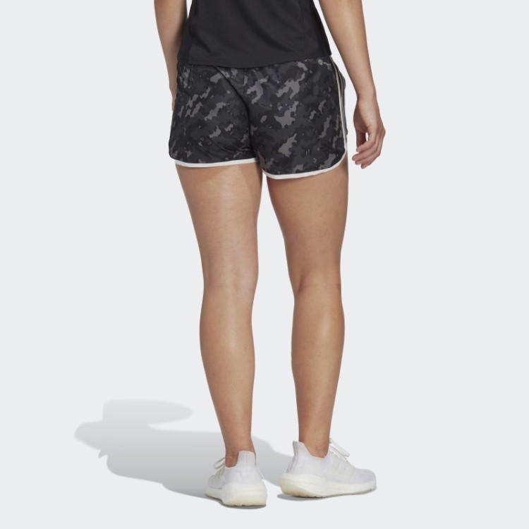 Bermuda De Corrida Marathon 20 Camuflada Em Carbono Adidas