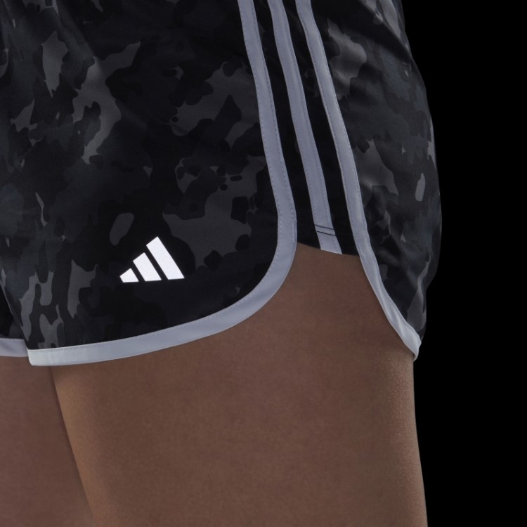Bermuda De Corrida Camuflada Adidas Marathon 20 Em Carbono