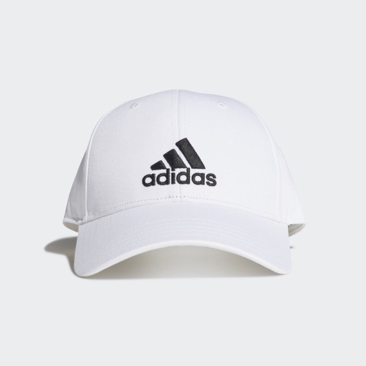 Boné De Beisebol De Algodão Adidas Branco