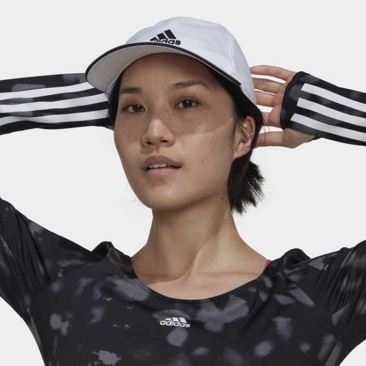 Adidas Hyperglam Cut 3 Listras Cropped Top Preto