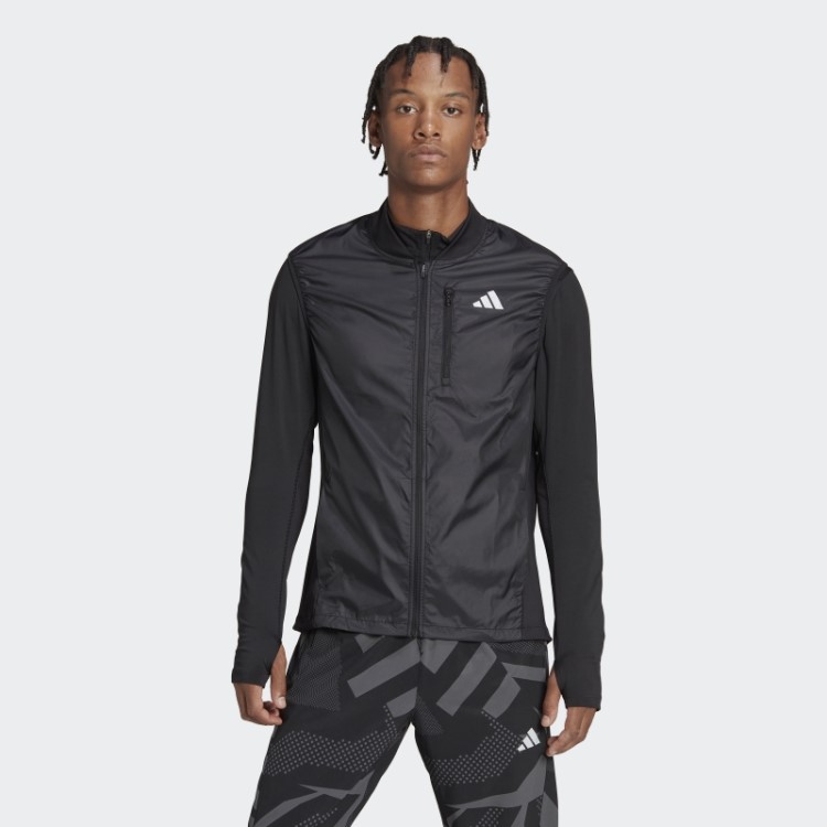 Adidas Preto Possui O Colete De Corrida