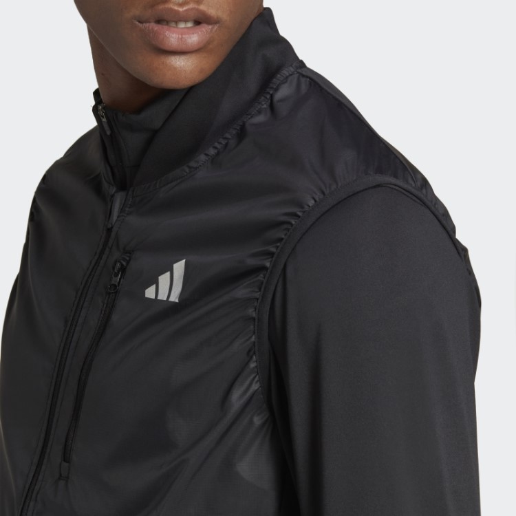 Adidas Preto Possui O Colete De Corrida