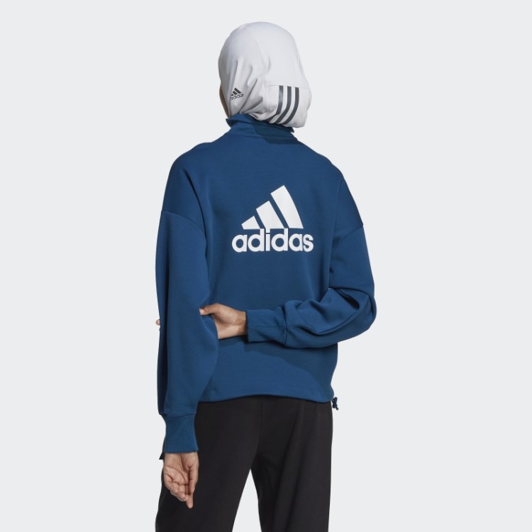 ícones Marinhos Do Futuro Distintivo Do Esporte Moletom Com Zíper Adidas