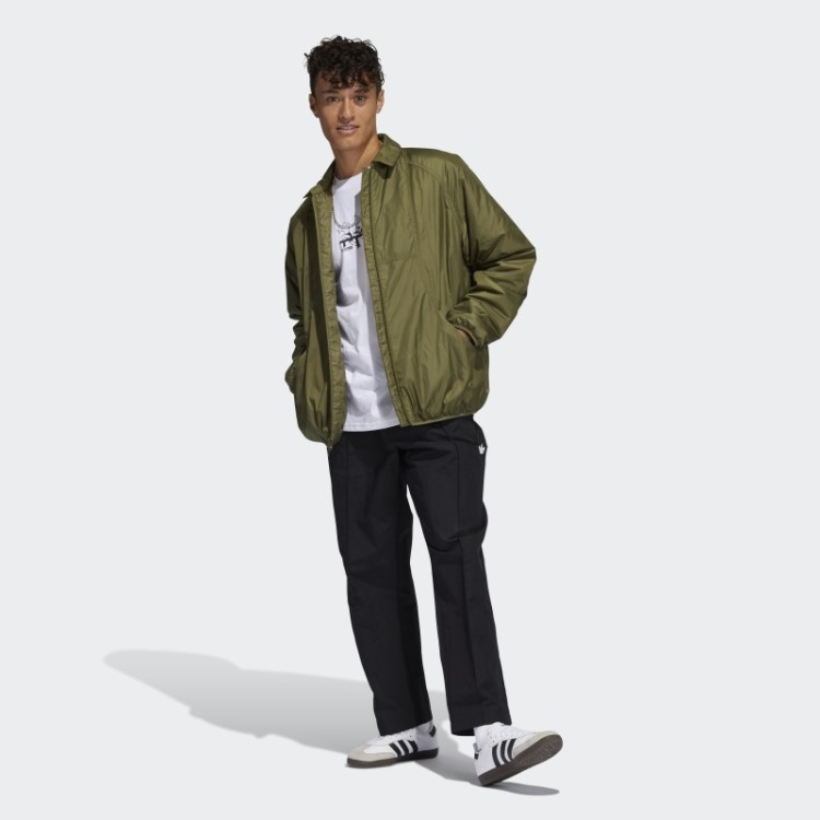 Jaqueta Coach Isolada (gênero Neutro) Verde-oliva Adidas