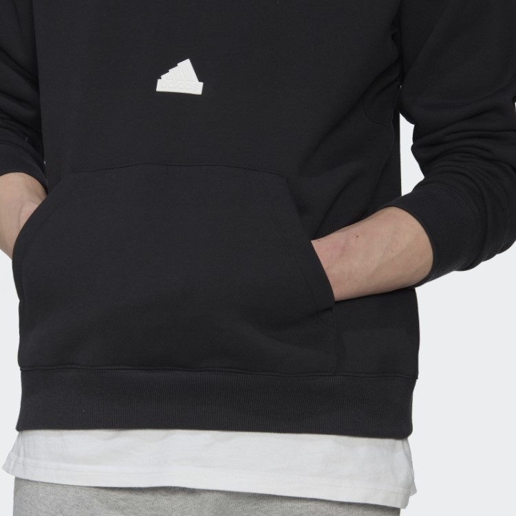 Moletom De Lã Preto Adidas