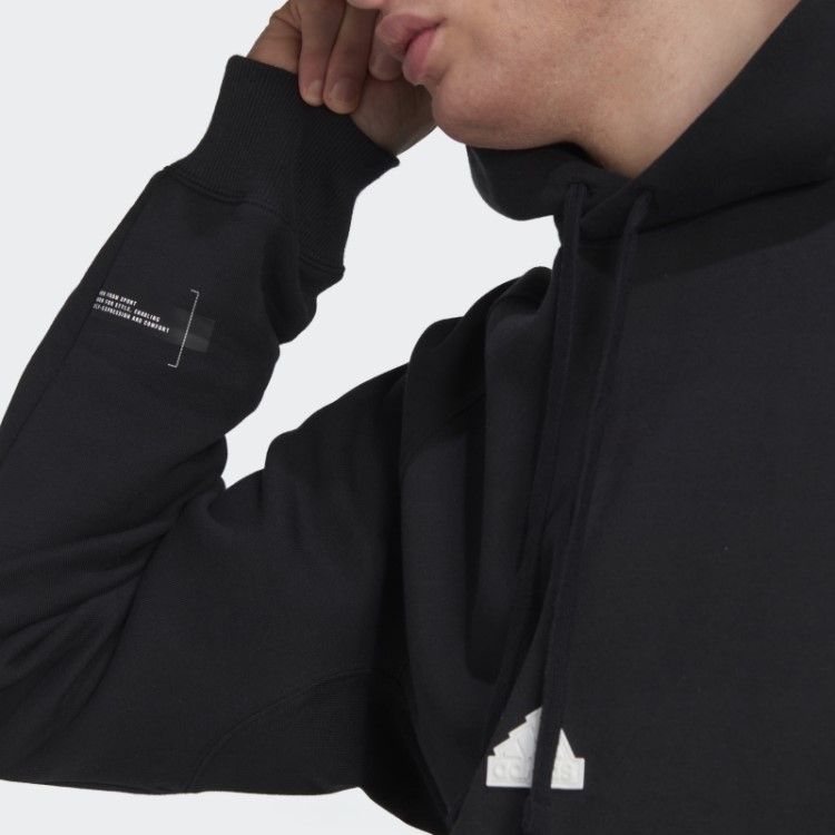 Moletom De Lã Preto Adidas
