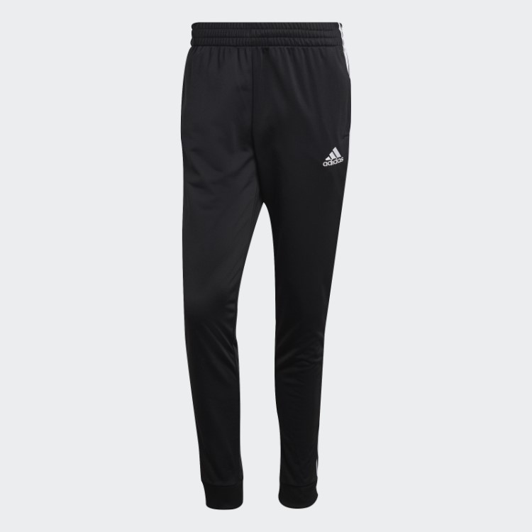 Fato De Treino De Tricot Básico Preto Adidas Com As 3 Riscas