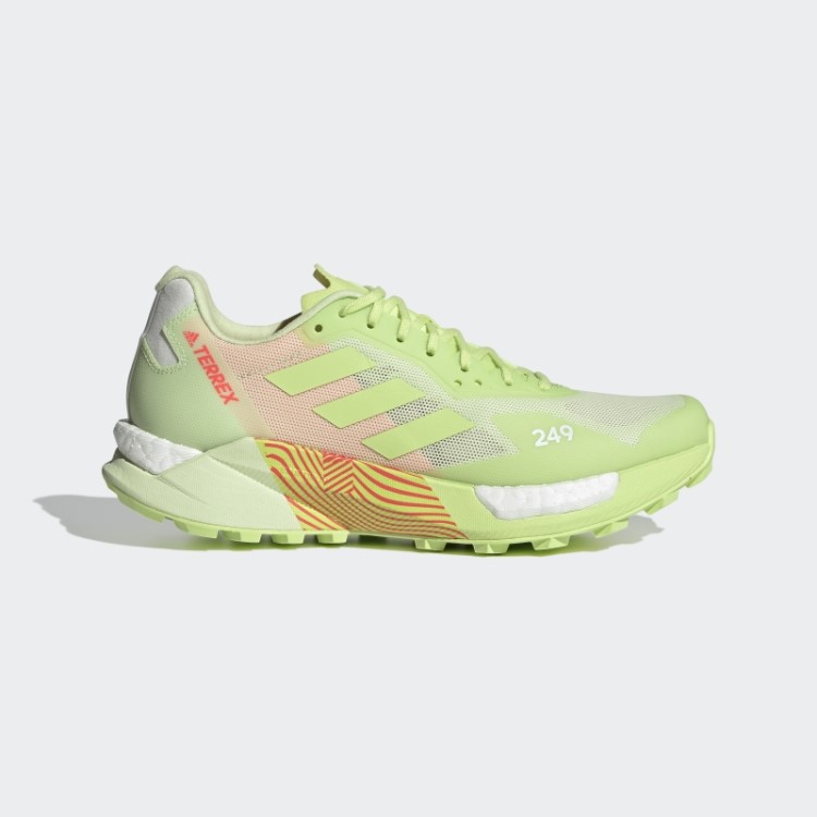 Tênis De Corrida Lime Terrex Agravic Ultra Trail Adidas