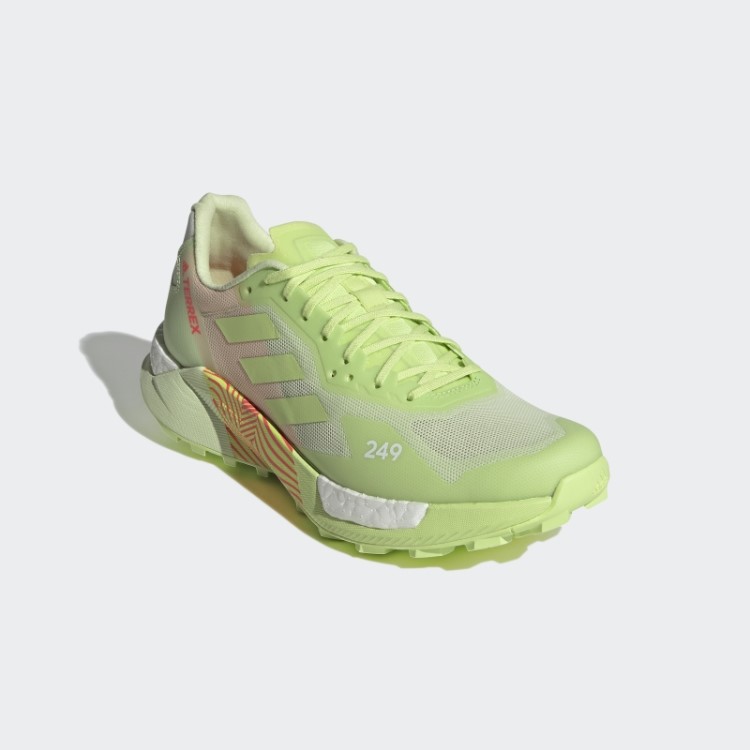 Tênis De Corrida Lime Terrex Agravic Ultra Trail Adidas