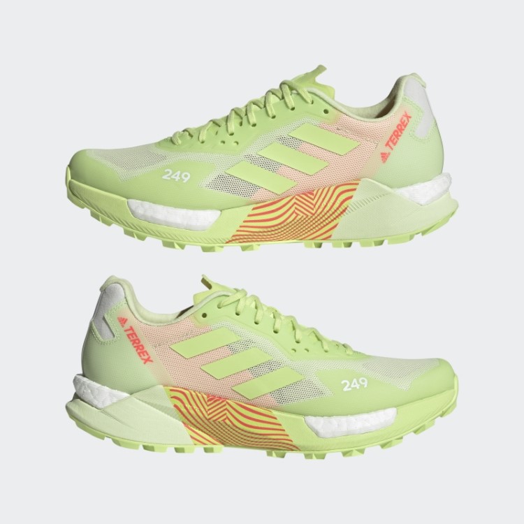 Tênis De Corrida Lime Terrex Agravic Ultra Trail Adidas